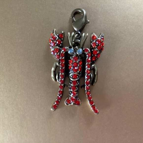 Heidi Daus Siam Red Crystal Lobster Charm - Picture 8 of 11